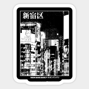 Shinjuku Tokyo Japan Sticker